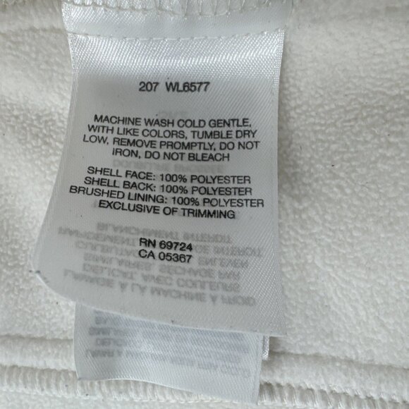 Columbia Womens Tech Jacket Large Ivory Titanium Full Zip Thick Hiking Outdoor - Picture 6 of 14